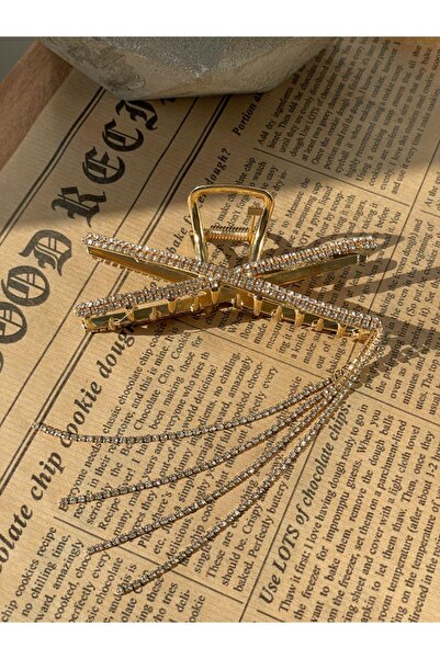 SUBU TASARIM Gold Latch Buckle - I Stoned and Dangle Sbt1736