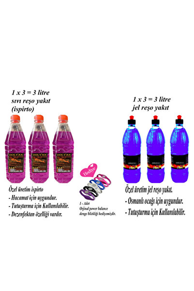 DOLYAK JEL REŞO YAKIT + SIVI REŞO YAKIT İSPİRTO SET HACAMAT 1. SINIF ÜRÜN HED...