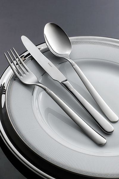 Hisar Millennium 36 Piece Steel 6 Person Fork Spoon Knife Set