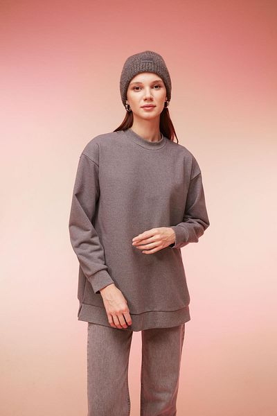 DeFacto Φούτερ με κανονική εφαρμογή Crew Neck - B5617ax23au