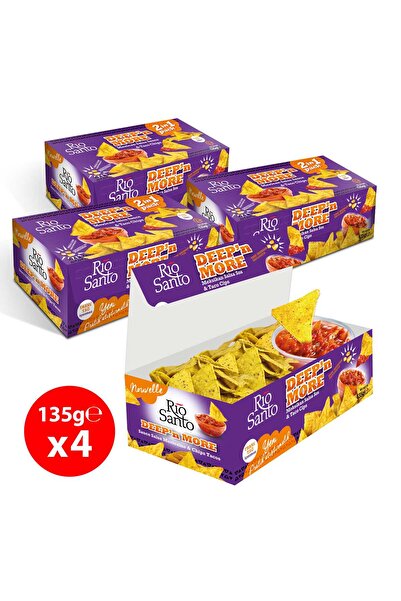 Rio Santo Taco Chips&Dip Meksikan Salsa Sos & Taco Cips 135 g x 4
