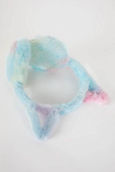 DeFacto Girl's Batik Patterned Plush Headphones