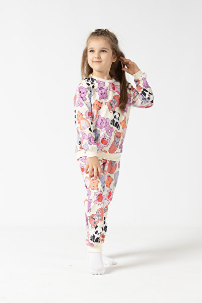 BUUFUU Κοστούμι για κορίτσια με ψηφιακή εκτύπωση Panda