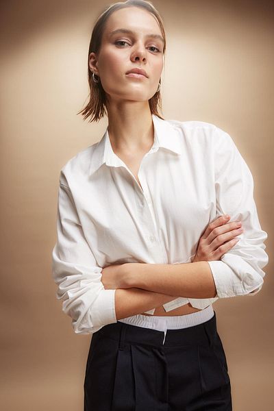 DeFacto Кофта з довгим рукавом Coool Regular Fit 100 Cotton Gomlek B0892ax23au