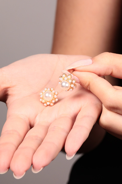 Elika Silver Kadın İnci Model Bijuteri Küpe