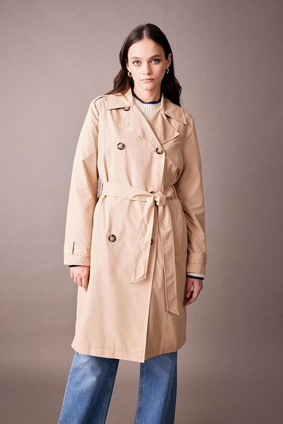 DeFacto Wasserdichter Trenchcoat in normaler Passform A4843ax23au