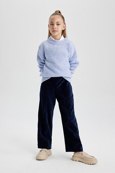 DeFacto Girl's Carrot Fit Velvet Sweatpants A7633a823wn