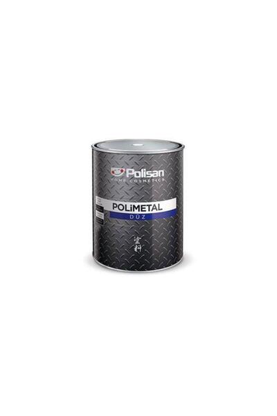 Polisan Polimetal Metal Boyası Düz Siyah 0.75 Lt(1 KG)