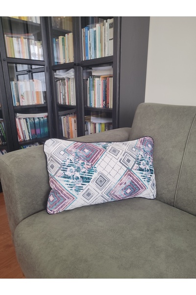 Ju Yaratıcı Tasarım غطاء وسادة ووسادة مع نمط أرجواني 50X30