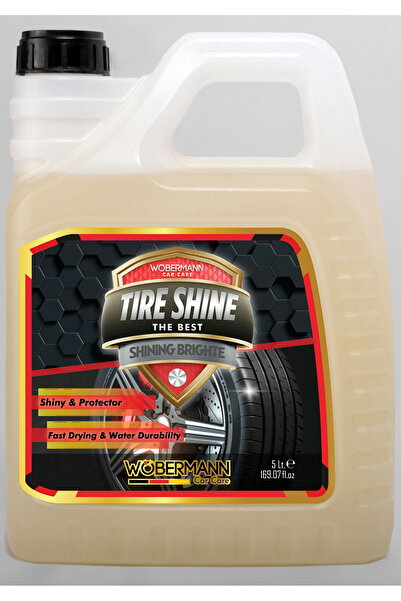 Wöbermann Lastik ve Tampon Koruyucu Parlatıcı Tire Shine Sıvısı 5 Lt.