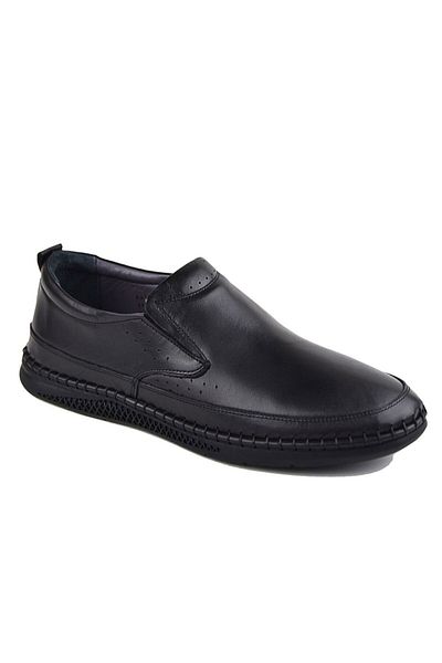 TRENDYSHOSE 2102 Μαύρα Classic Παπούτσια Casual από γνήσιο δέρμα
