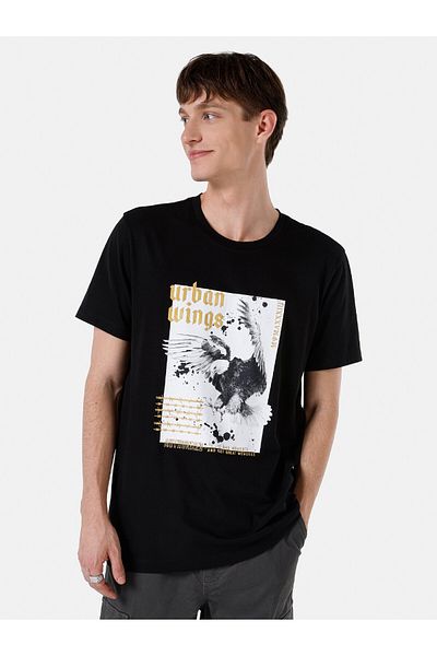 Colin's Black Men's T-shirt Sleeve