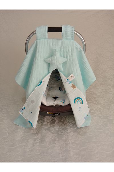 Wenaris Double Sided Stroller Cover And Stroller Cushion