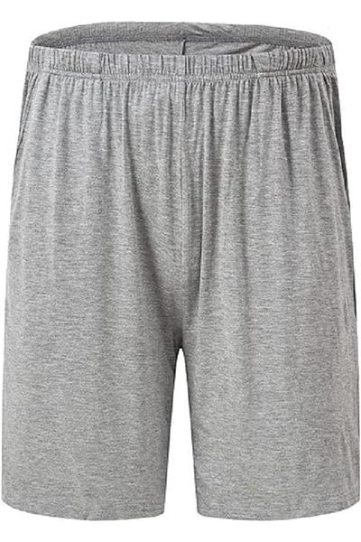 Pijaman Comfortable combed cotton men's shorts with pockets as bokser