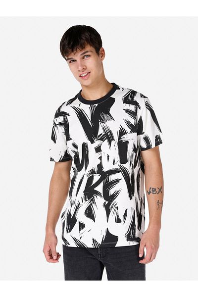 Colin's Tricou alb pentru bărbați - mâneci