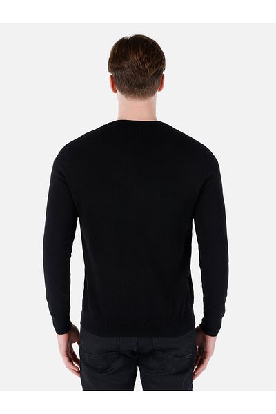Colin's Pulover negru pentru bărbați
