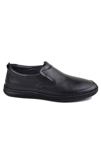 TRENDYSHOSE 2102 Μαύρα Classic Παπούτσια Casual από γνήσιο δέρμα