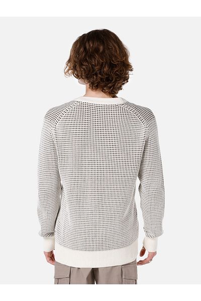 Colin's White Men's Cardigan