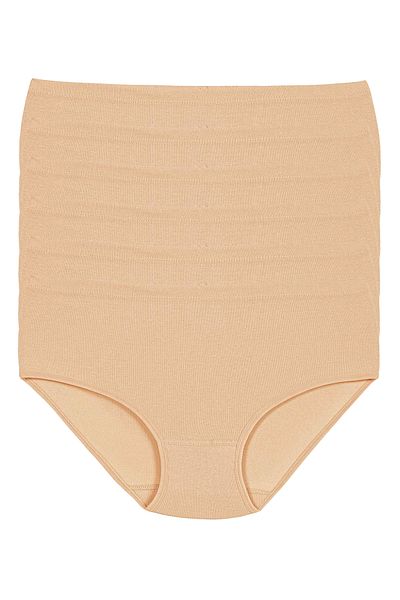 Yıldız Çamaşır Women's Skin 6 Pack 100% Cotton Bato Panties