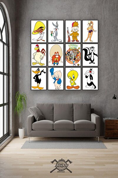 ahşap dünyam 12 piese Lonely Tunes Frame View Tablou MDF Decor de perete Suve...