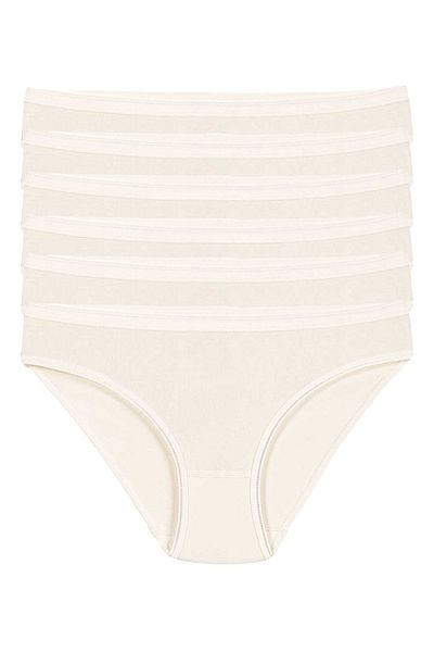 Yıldız Çamaşır Γυναικείο εσώρουχο μπικίνι Ecru 6 Pack Lycra χωρίς σημάδια