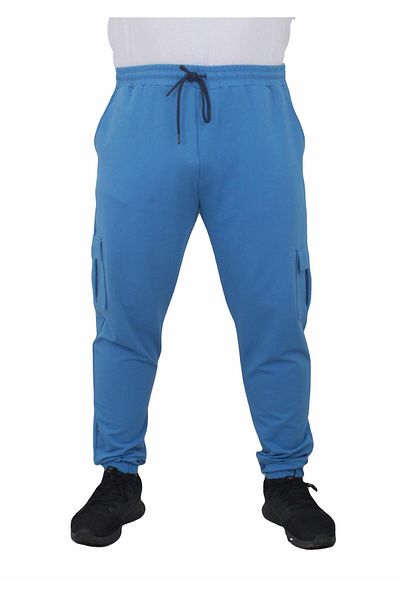 MocGrande Ανδρικό ίσιο παντελόνι Commando Plus Size 22520 SAKS