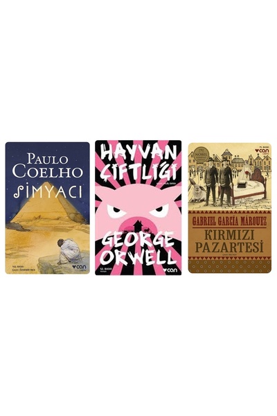 CAN Kırmızı Pazartesi Gabriel García Márquez - Simyacı Paulo Coelho - Hayvan ...