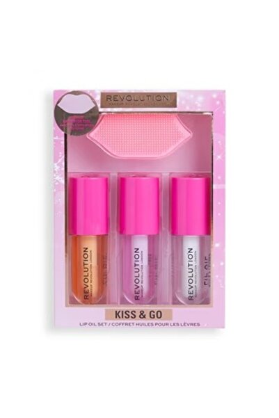 Revolution Set Kıss & Go Glaze Dudak Bakım Setı