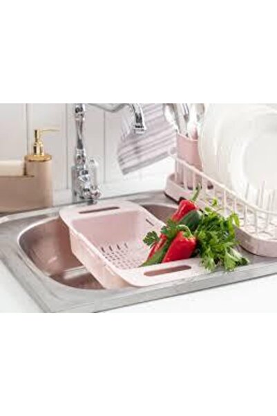 HİFA Length Adjustable Vegetable Fruit Washing Strainer (powder)