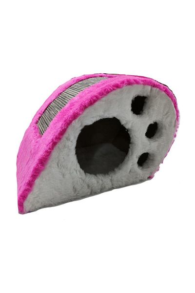 Cathause Cat Hause Cat Scratching Platform Snail Pink 32cm
