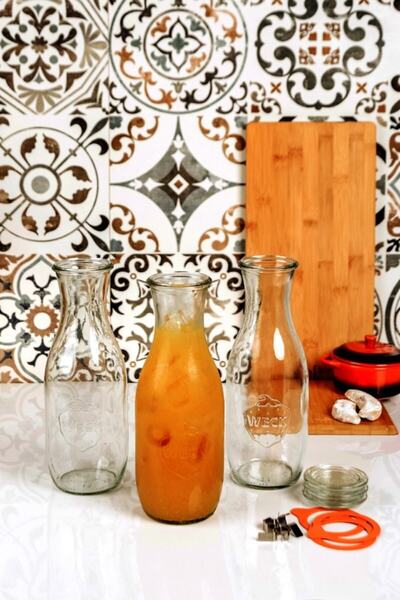 Weck طقم مرطبان عصير 1062 مل (3 قطع) 766