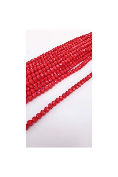 Hobigram Vrste perli Mat tamnocrvene kristalne perle 8 mm – Perle, stilski di...