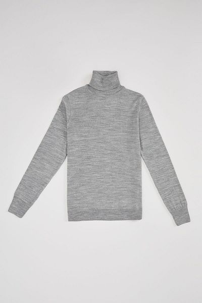 DeFacto Pulover de bază cu gât țesut din cașmir Texturat Extra Soft Relax Fit Knitwear