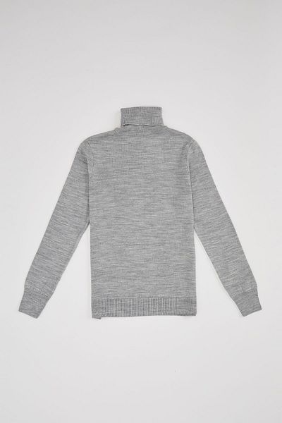 DeFacto Pulover de bază cu gât țesut din cașmir Texturat Extra Soft Relax Fit Knitwear