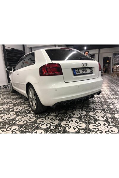 NamTuning Audi A3 2008.2012 8p/hb 2d - Difüzör, S3 St., Sol/çiftli Çıkış, P. Black