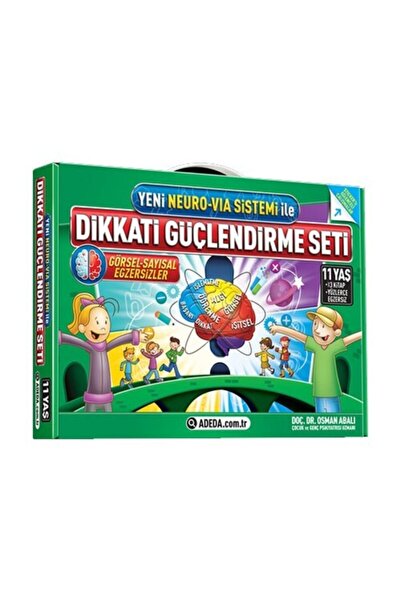 Adeda Yayınları Orıgınal Adeda Dikkati Güçlendirme Seti  5. Sınıf - 11 Yaş Neuro Via  Osman Abalı