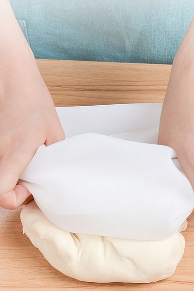 Buffer كيس عجين كبير من السيليكون الشفاف