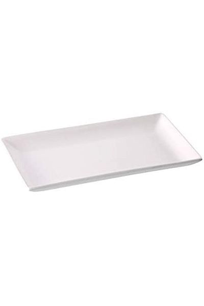 Kütahya Porselen Cream Flat Plate 23*17 cm