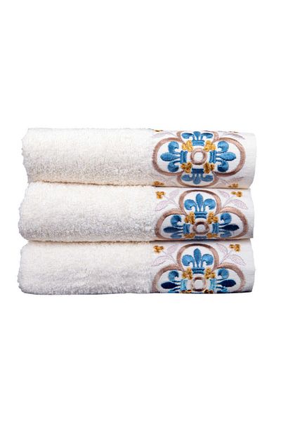 Minteks طقم مناشف رعوية مكونة من 3 قطع مقاس 50 × 90 سم كريم آيريس