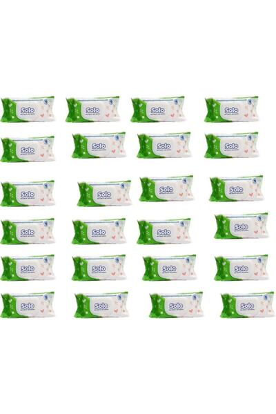 Solo Bahar Tazeliği Islak Havlu 90 Lı 24 Paket 2160 Kullanım