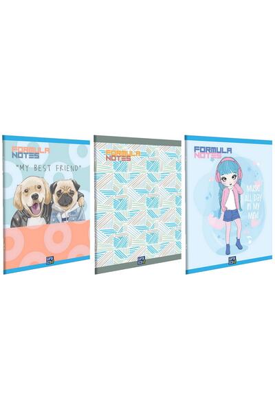 Gıpta FIRST TEL DİKİŞ KARTON KAPAK DEFTER A4 60 YP ÇİZGİSİZ(DÜZ)