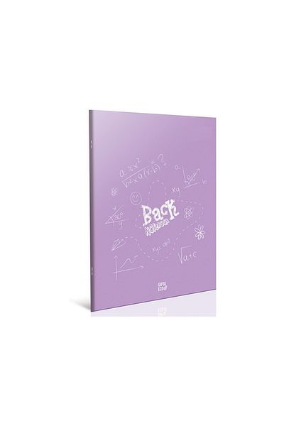 Gıpta Purple Back A5 80 de coli Coperți din plastic cu cusături cu sârmă Caiet fără linii 4996