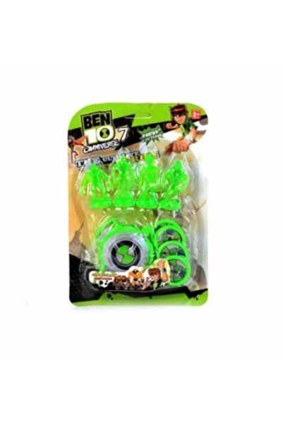 Cango Oyuncak Benten Saat Işıklı Taso Atar Saat Erkek Çocuk Oyuncak Ben10 Disk Atan Saat