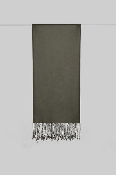 ARMANDA KHAKI Armanda Silk Shawl 3011