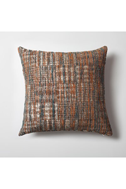 Fineroom Living "تويد" - وسادة رمي مربعة منقوشة تجريدية مقاس 50 × 50 (تتضمن ا...