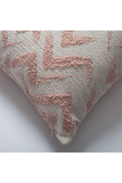 Fineroom Living " Havana " - Zigzag Patterned Throw Pillow 45x45 (Inner Pillow Included)