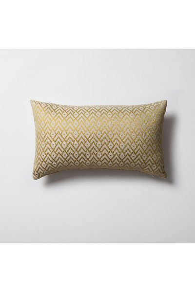 Fineroom Living " Gusto " - Linen Modern Small Patterned Throw Pillow 30x50 (Inner Pillow Included)