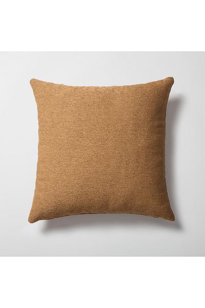 Fineroom Living "Julia" - Plain Loop Woven Square Throw Pillow 50x50 (Inner Pillow Included)
