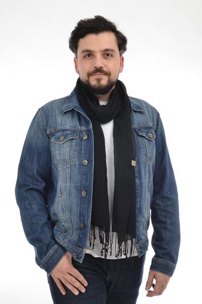 Dosimira Erkek Pamuklu Saçaklı Fular