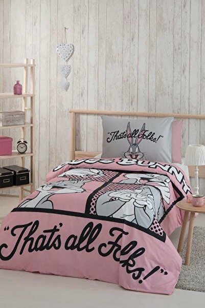 Özdilek طقم غطاء لحاف فردي باغز باني فولكس